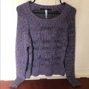 Kensie sweater with see-through back